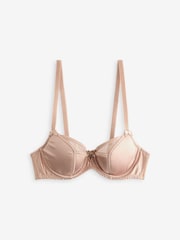 Boux Avenue Satin Petal Padded Plunge Bra - Image 6 of 6
