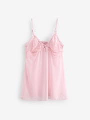 Boux Avenue, Negligé aus Spitze und Netzstoff, Schwarz - Bild 6 von 6