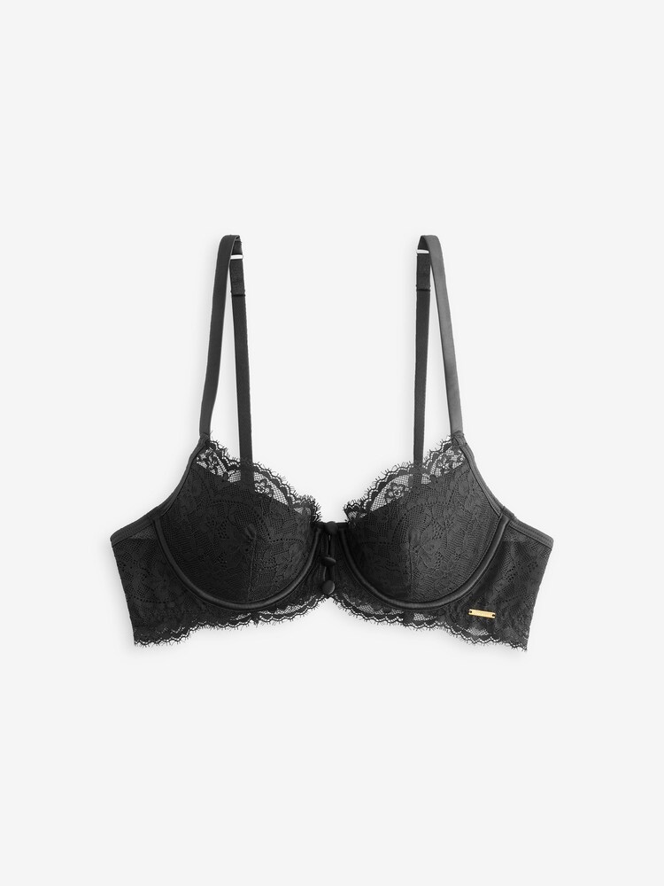 Черные бюстгальтеры-балконет с уплотненными чашечками Boux Avenue Harri - Изображение 6 из 6
