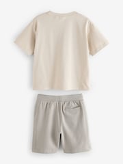 Baker by Ted Baker Oversized 100% Cotton T-Shirt And Shorts Set - Image 10 of 14