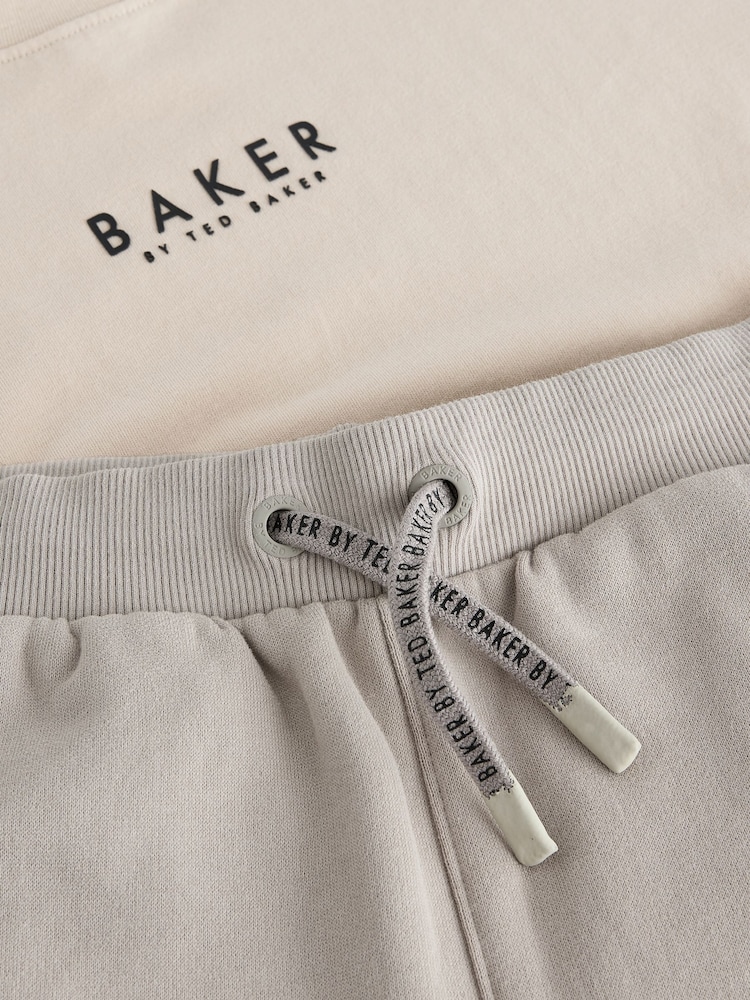 Baker by Ted Baker Oversized 100% Cotton T-Shirt And Shorts Set - Image 12 of 14