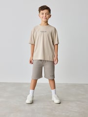Baker by Ted Baker Oversized 100% Cotton T-Shirt And Shorts Set - Image 2 of 14