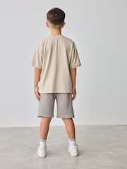 Baker by Ted Baker Oversized 100% Cotton T-Shirt And Shorts Set - Image 6 of 14