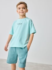 Baker by Ted Baker Oversized 100% Cotton T-Shirt And Shorts Set - Image 1 of 14
