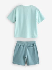 Baker by Ted Baker Oversized 100% Cotton T-Shirt And Shorts Set - Image 10 of 14