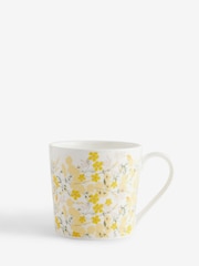 Yellow Floral Mug - Image 2 of 3