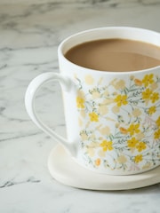 Yellow Floral Mug - Image 3 of 3