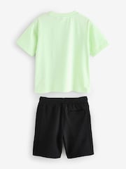 Baker by Ted Baker Oversized 100% Cotton T-Shirt And Shorts Set - Image 8 of 12