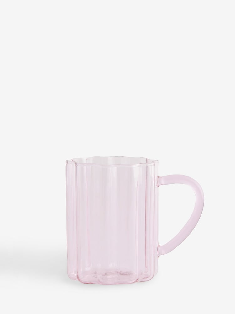 Pink Ottile Glass Mug - Image 3 of 3