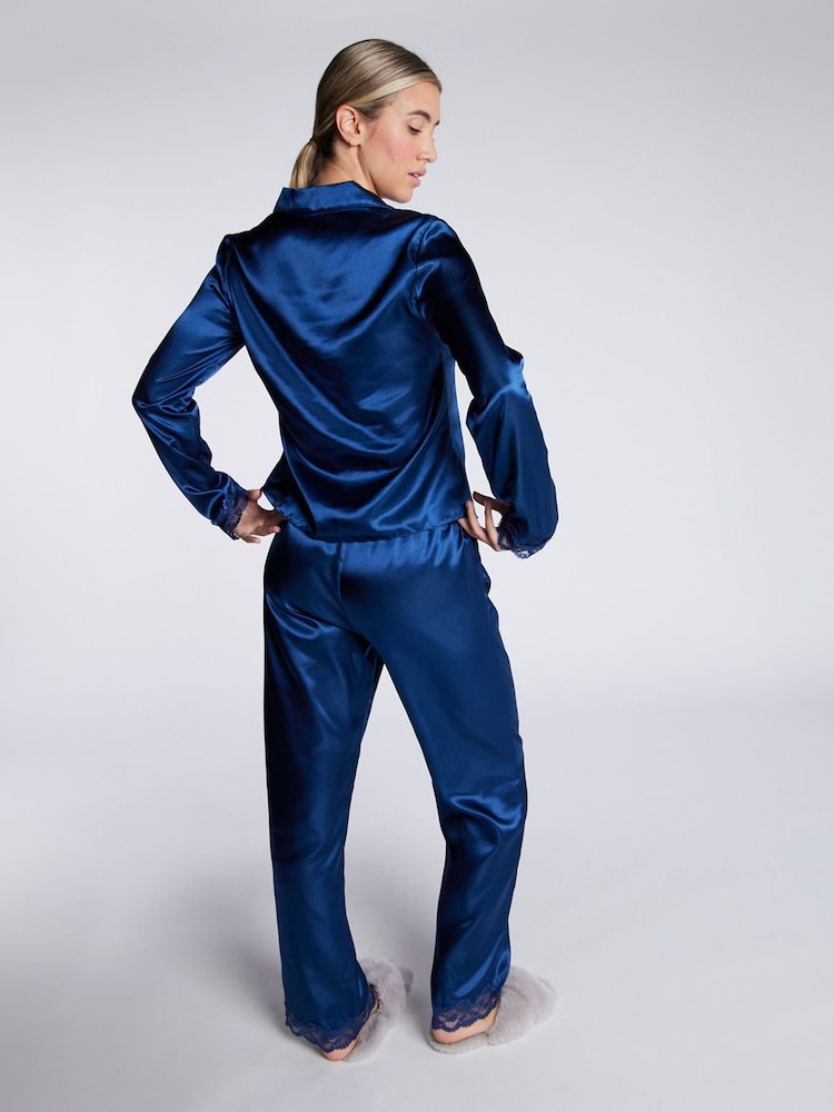 Boux Avenue Amelia Satin Long Pyjamas Set - Image 3 of 6