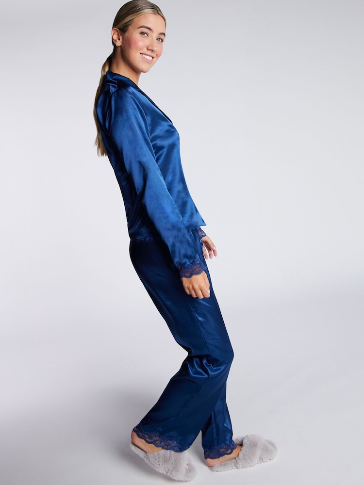 Boux Avenue Amelia Satin Long Pyjamas Set - Image 5 of 6