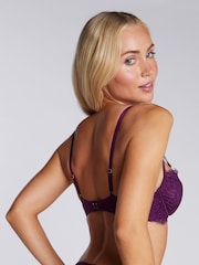 Boux Avenue, Elina, Dekolleté-BH mit Riemchen und Spitze in Lila - Bild 2 von 5