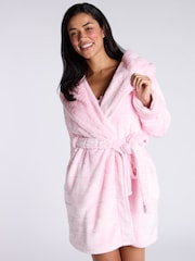Boux Avenue Cosy Heart Short Dressing Gown - Image 1 of 5