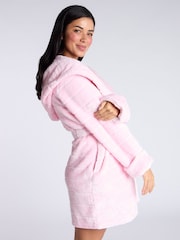 Boux Avenue Cosy Heart Short Dressing Gown - Image 3 of 5
