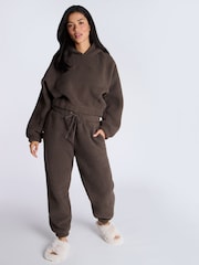 Boux Avenue Cosy Borg Hoodie and Joggers Lounge Set - Image 1 of 5