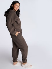 Boux Avenue Cosy Borg Hoodie and Joggers Lounge Set - Image 4 of 5