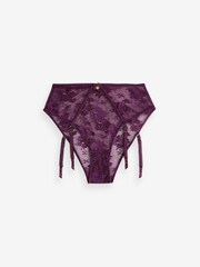 Boux Avenue Пурпурный Тиана завышенная талия трусов - Изображение 2 из 2