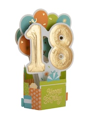 Hallmark Green 18th Birthday Card 3D Pop-Up Paper Wonder Design - Image 2 of 4