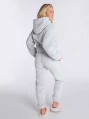 Boux Avenue Cosy Borg Hoodie and Joggers Lounge Set - Image 4 of 6