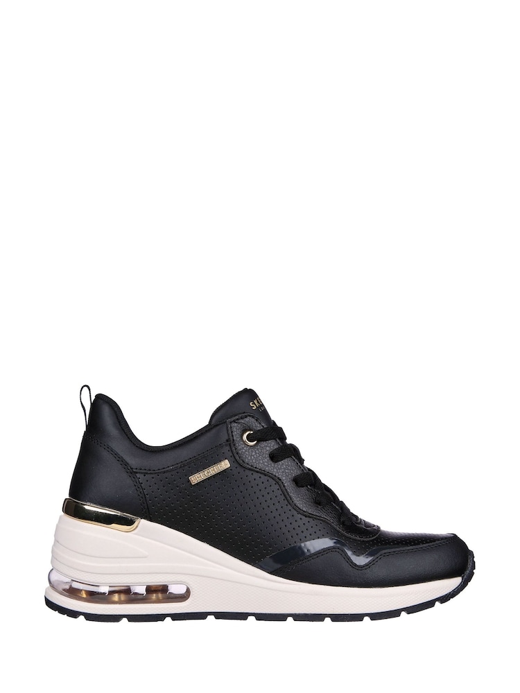 Skechers Black Million Hotter Air Trainers - Image 1 of 1
