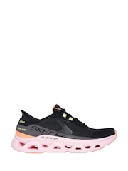 Skechers Black/Pink Glide Step Altus Trainers - Image 1 of 3