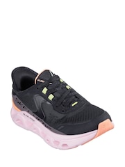 Skechers Black/Pink Glide Step Altus Trainers - Image 2 of 3