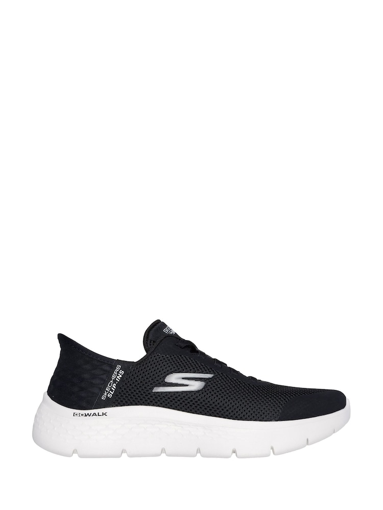 Black - Skechers Go Walk Flex Grand Entry Trainers - Image 1 of 3 Black - Skechers Go Walk Flex Grand Entry Trainers - Image 1 of 3