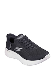 Black - Skechers Go Walk Flex Grand Entry Trainers - Image 2 of 3