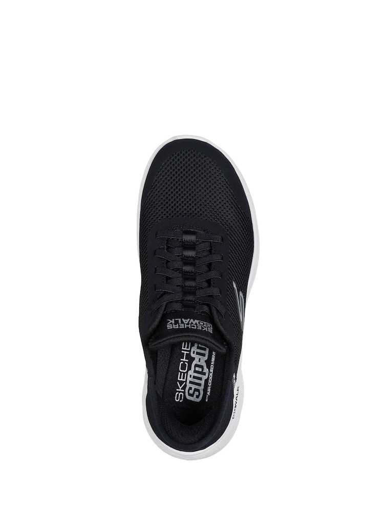 Black - Skechers Go Walk Flex Grand Entry Trainers - Image 3 of 3 Black - Skechers Go Walk Flex Grand Entry Trainers - Image 3 of 3