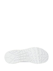 Skechers White Uno Loving Love Trainers - Image 5 of 5