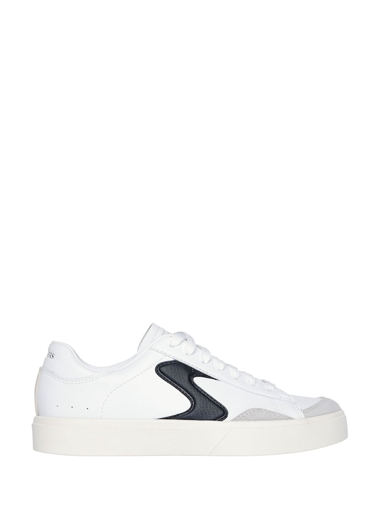 Skechers White Eden Lx Slick Talk Trainers - Image 1 of 5
