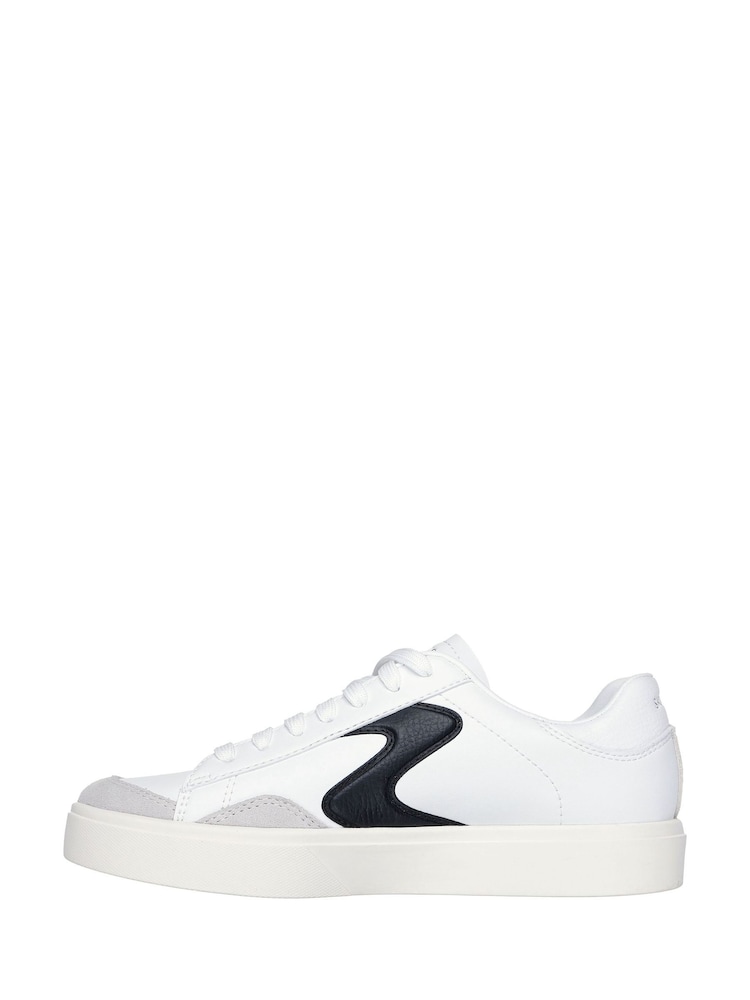 Skechers White Eden Lx Slick Talk Trainers - Image 2 of 5