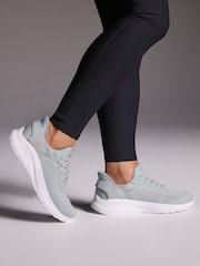 Skechers Green Standard Fit Slip-Ins: BOBS Sport Squad Chaos Trainers - Image 1 of 7