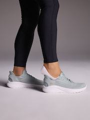 Skechers Green Standard Fit Slip-Ins: BOBS Sport Squad Chaos Trainers - Image 2 of 7