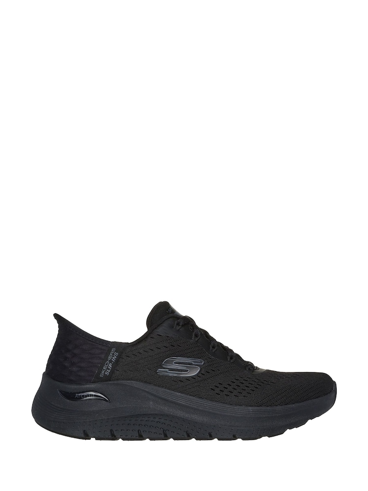 Negro - Skechers Arch Fit 2.0 Easy Chic Trainers - Imagen 1 de 5