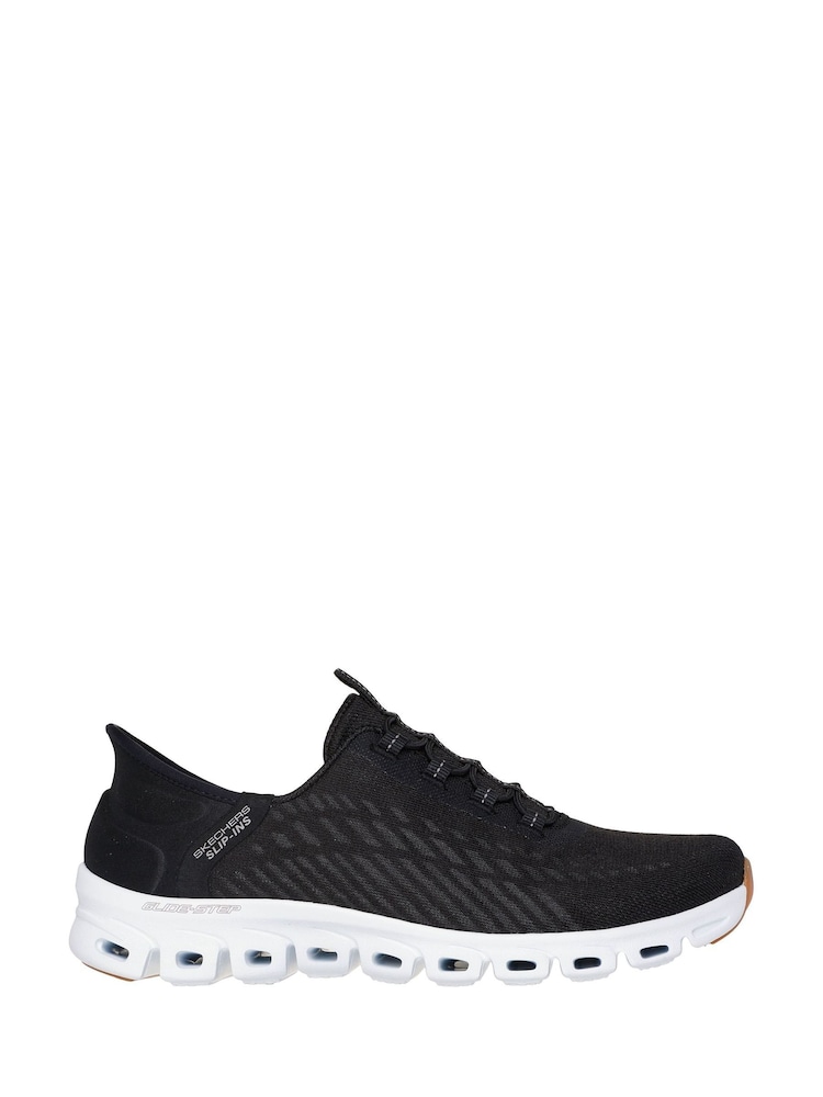 Negro - Skechers Glide Step Tranquility Trainers - Imagen 1 de 3