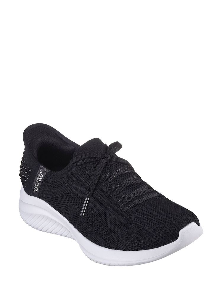 Negro - Ultra Flex 3.0 de Skechers Zapatillas Shining Glitz - Imagen 2 de 3
