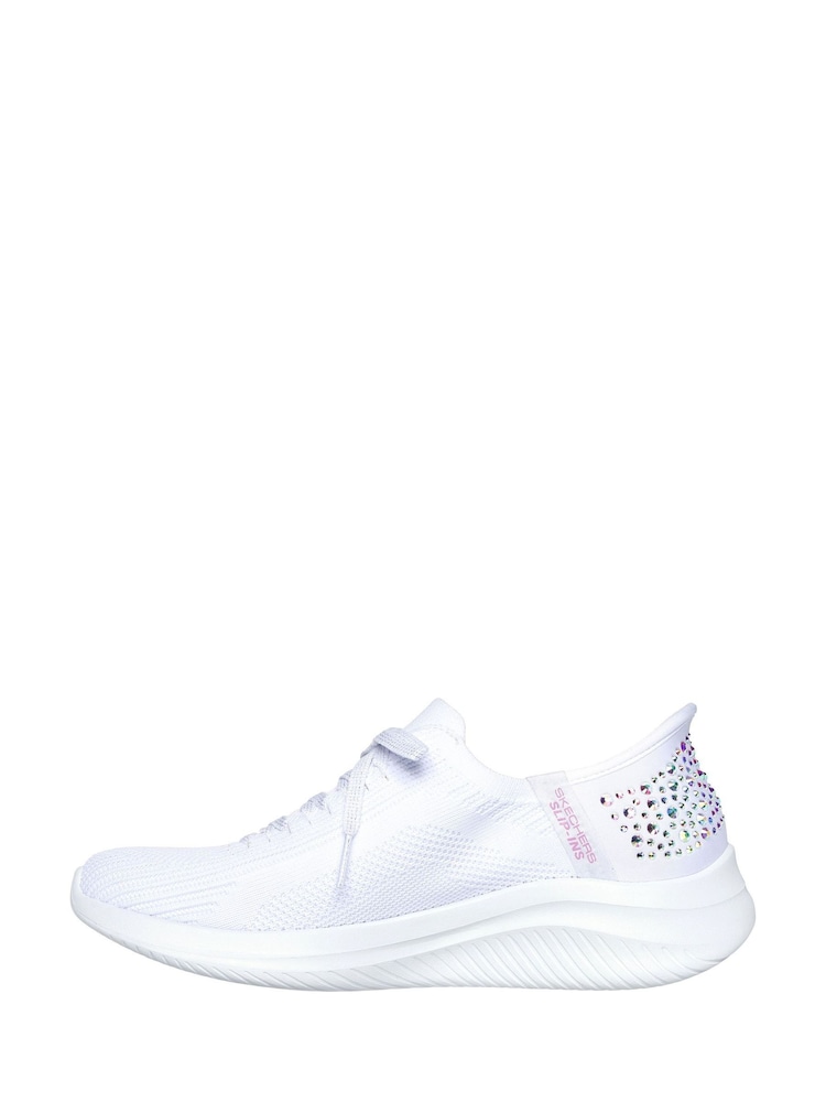 Blanco - Ultra Flex 3.0 de Skechers Zapatillas Shining Glitz - Imagen 2 de 5