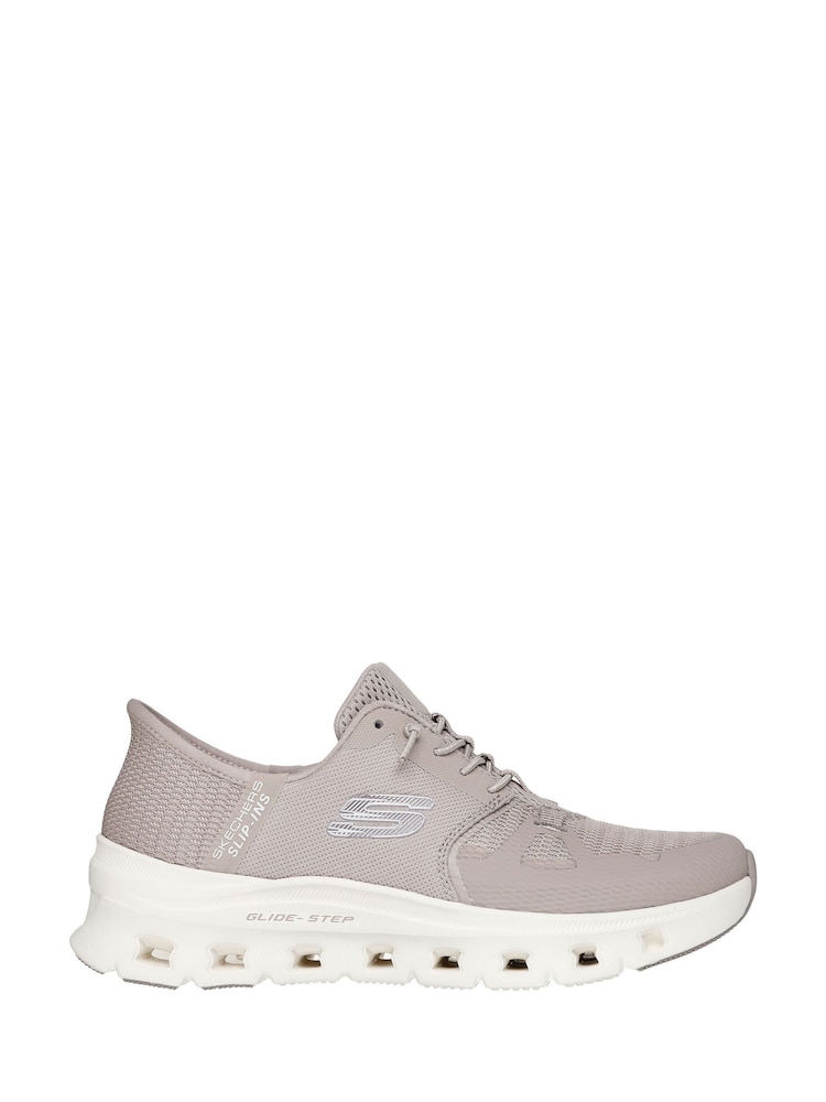 Grå - Skechers Glide-Step Pro Slip In joggesko - Image 3 of 7
