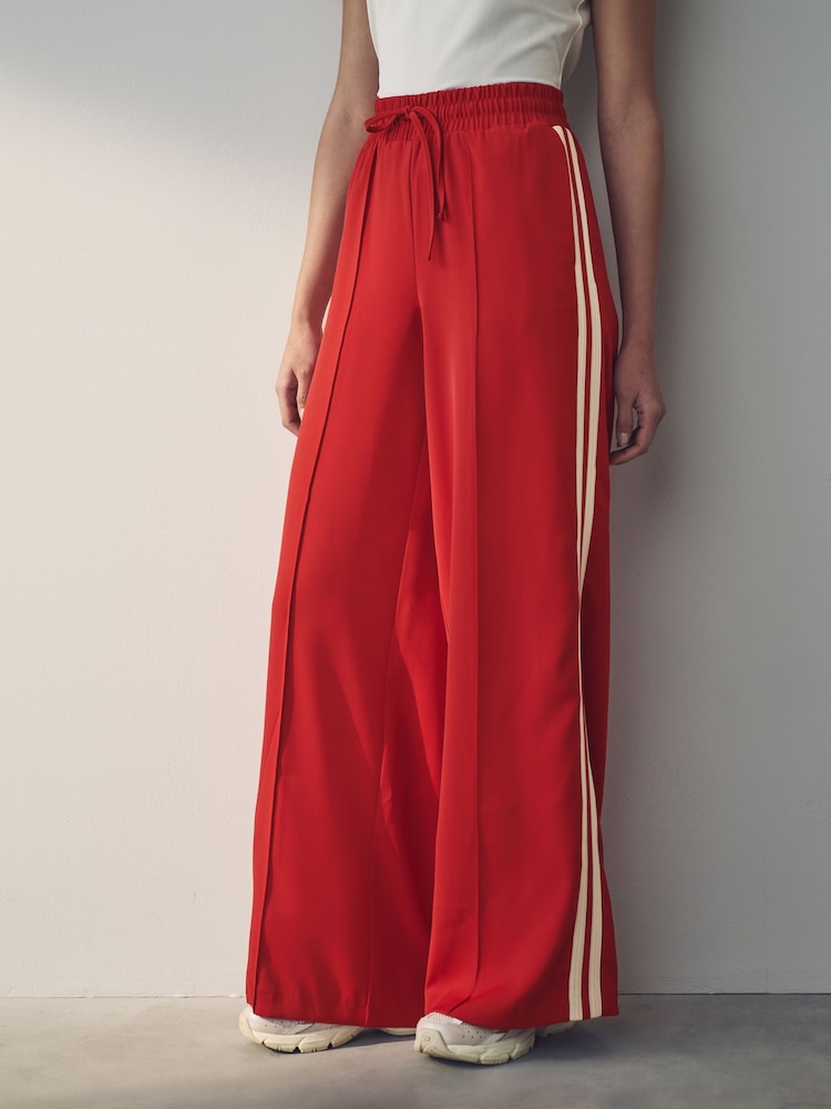 Red Side Stripe Track Trousers - Image 2 of 8