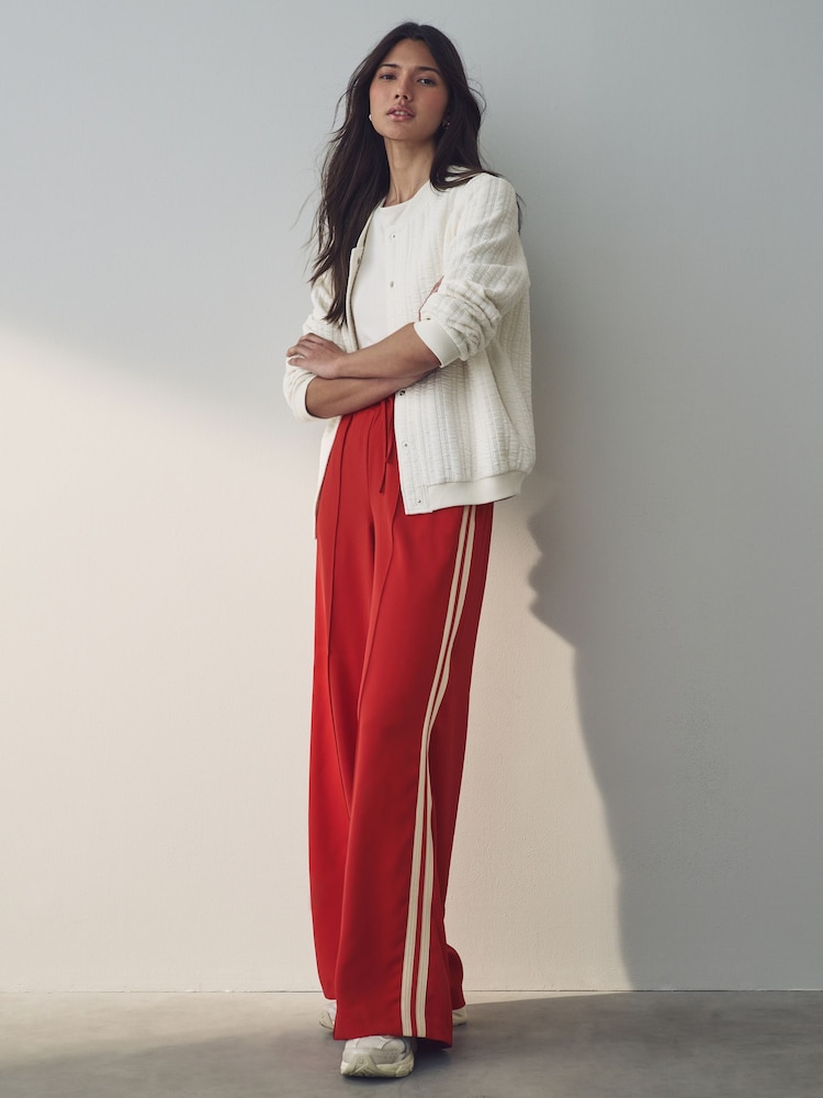 Red Side Stripe Track Trousers - Image 3 of 8