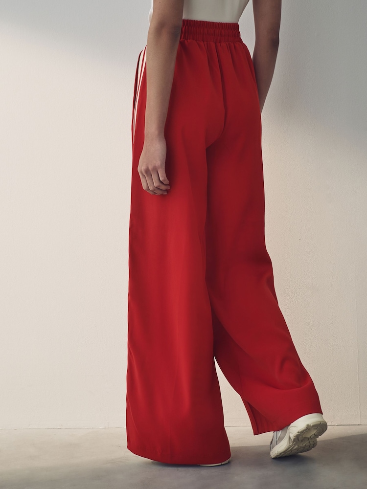 Red Side Stripe Track Trousers - Image 4 of 8