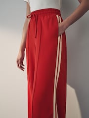 Red Side Stripe Track Trousers - Image 5 of 8