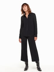 Whistles Black Eva Sparkle Shirt - Image 4 of 5
