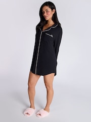 Boux Avenue Black Modal Nightshirt - Imagem 1 de 5
