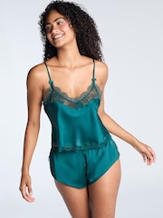 Boux Avenue Luxe Satin and Lace Chemise - Image 1 of 5