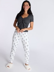 Boux Avenue Rib Christmas Penguin T-Shirt & Leggings Pyjama Set - Image 1 of 6