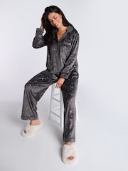 Boux Avenue Cosy Velour Pyjamas Set - Image 3 of 5