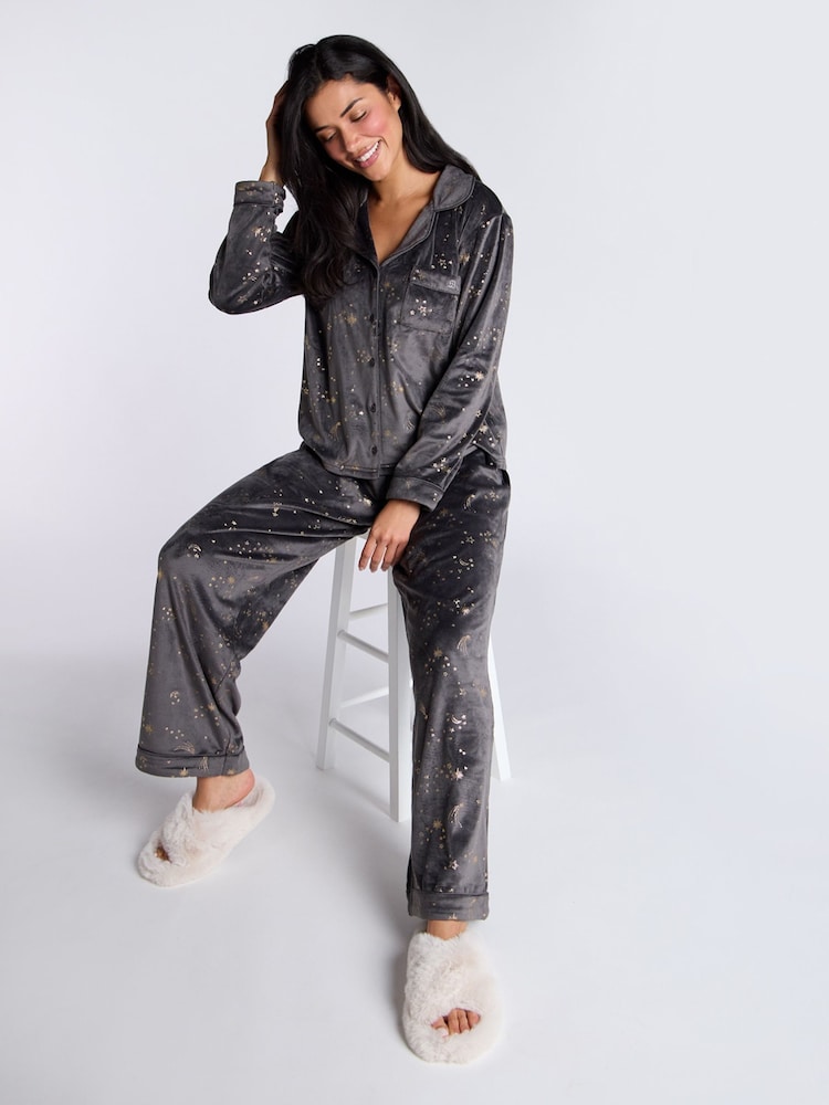 Boux Avenue Cosy Velour Pyjamas Set - Image 3 of 5