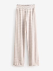 Boux Avenue Natural Stripe Rib Cami and Trousers Pyjama Set - Image 8 of 8